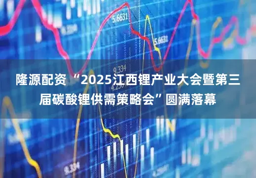 隆源配资 “2025江西锂产业大会暨第三届碳酸锂供需策略会”圆满落幕